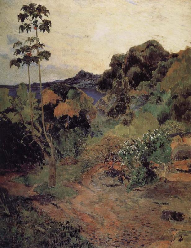 Paul Gauguin Martinique tropical plants